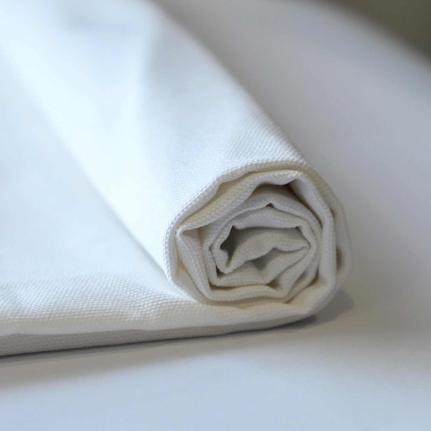Simple&Opulence 100% Cotton Canvas Fabric 10oz. 59 Inch by the Yard, Nature Duck Fabric Textile Medium Weight for Painting, Sewing, Crafts, Embroidery, Bag, Handmade Home Decor(1 Yard, White)