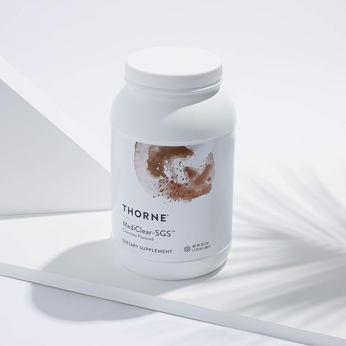 THORNE MediClear - Foundational Support, Eliminate Environmental and Dietary Toxins* - Rice and Pea Protein-Based Drink Powder with a Complete Multivitamin-Mineral Profile - Orange Vanilla - 30.5 Oz