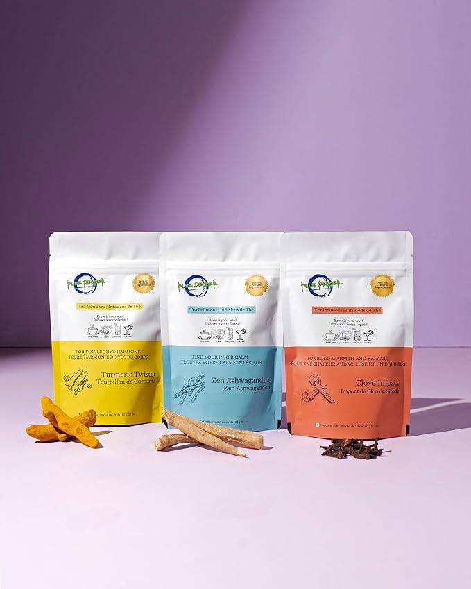 Blue Pepper Hibiscus Tea Infusion | Hibiscus, Mint, Black Seeds, Cinnamon & Moringa | Caffeine-Free Natural Beverage