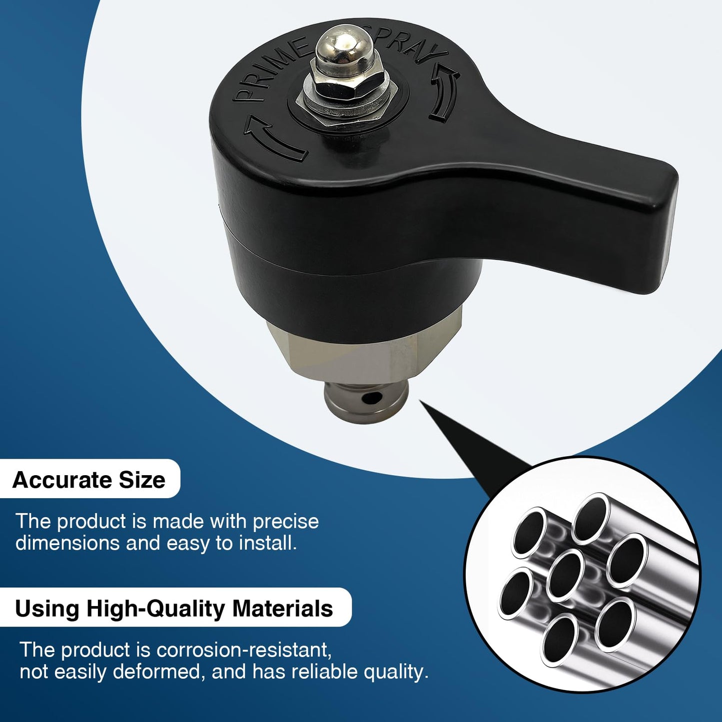 245103 Prime Spray Valve Kit Fit for Graco 5900 7900 833 Airless Paint Sprayers, Replace Airless Spray Painting Machine Accessories