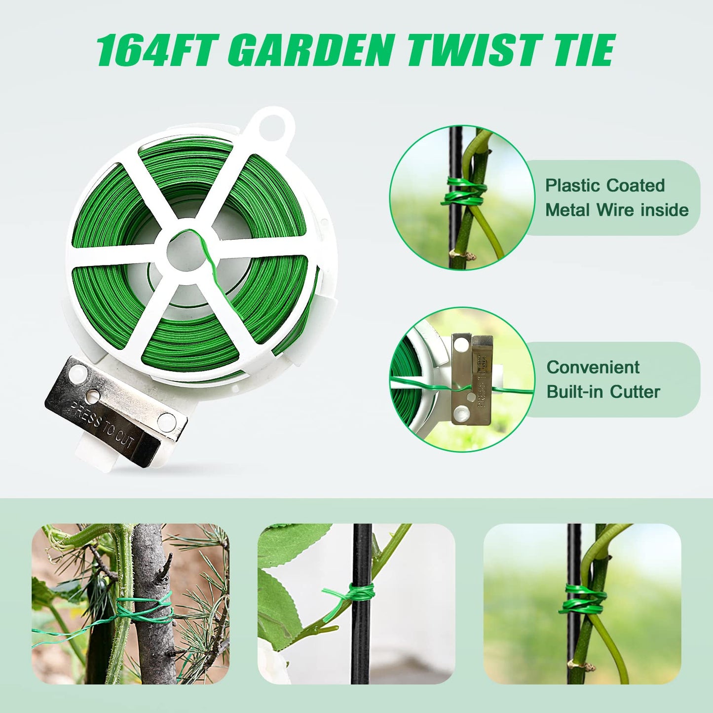 DoCred Cucumber Trellis, 2 Pack Metal Foldable A Frame Garden Trellis for Raised Bed Climbing Plants, Vegetables, Includes Plant Support Clips, Twist Ties, Plastic Ties, A Frame Trellis, Black