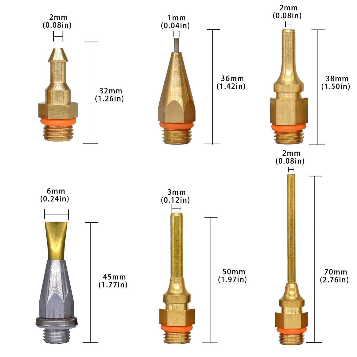Full Size Hot Glue Gun, 150 Watts with 6 Copper Nozzles Temperature Adjustable Craft Repair Tool Professional Melting Glue Gun DIY Thermo Tool Include 5Pcs Highly Viscous Glue Sticks Luxury Set