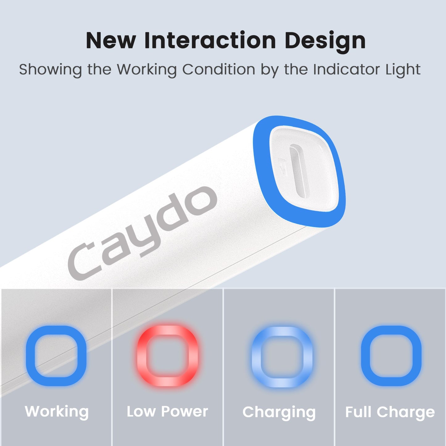 Caydo Thread Burner with A Replacement Tip, Rechargeable Thread Zapper for Burning and Trimming, with Indicator Light for Beading, Weaving, Sewing & Jewelry Making