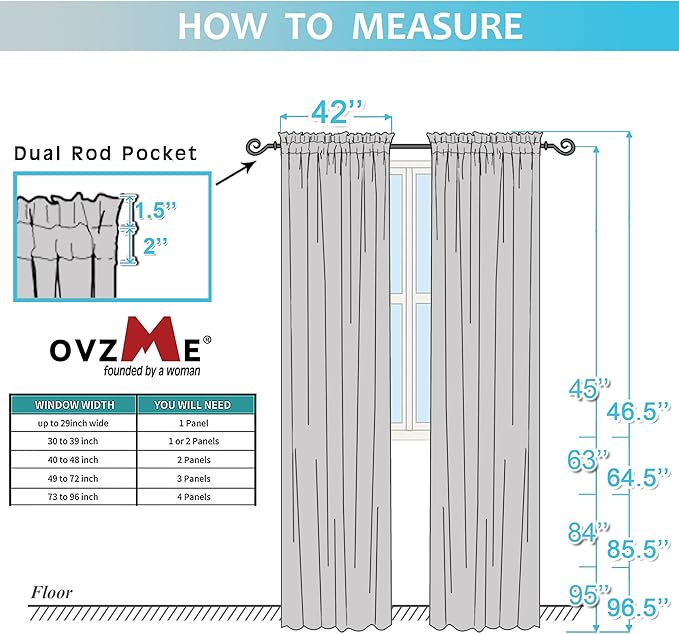 OVZME White Sheer Curtains 84 inches Long 2 Panels Set, Sheer White Curtains for Living Room/Bedroom, Rod Pocket Light Filtering Sheer Drapes, Airy Lightweight Window Treatments, Each 42W x 84L