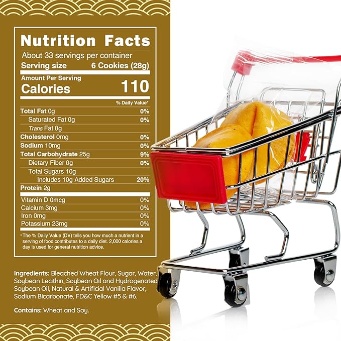 Snackathon Fortune Cookies, Individually Wrapped, Bulk Pack, Premium USA Made (200 Count, Vanilla)