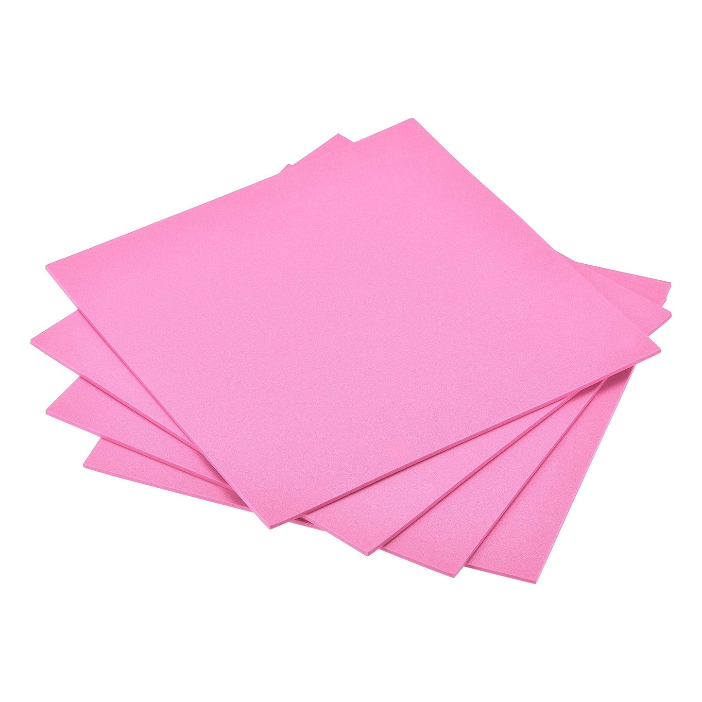 uxcell Pink EVA Foam Sheets 10 x 10 Inch 3mm Thickness for Crafts DIY Projects, 4 Pcs