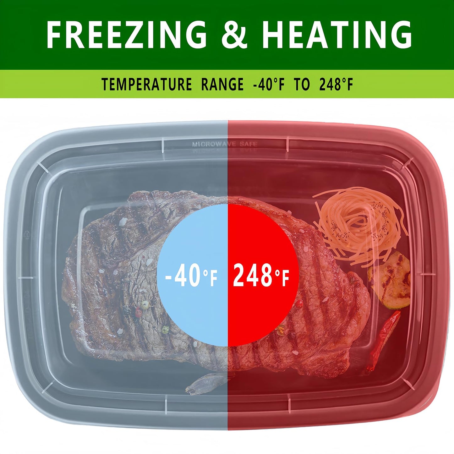 NutriBox 32oz Meal Prep Containers 3 Compartment Food Container with Lids 15 Pack, Durable Reusable Snack Box Containers, Microwaveable Food Storage Containers Lunch Containers for Women and Men