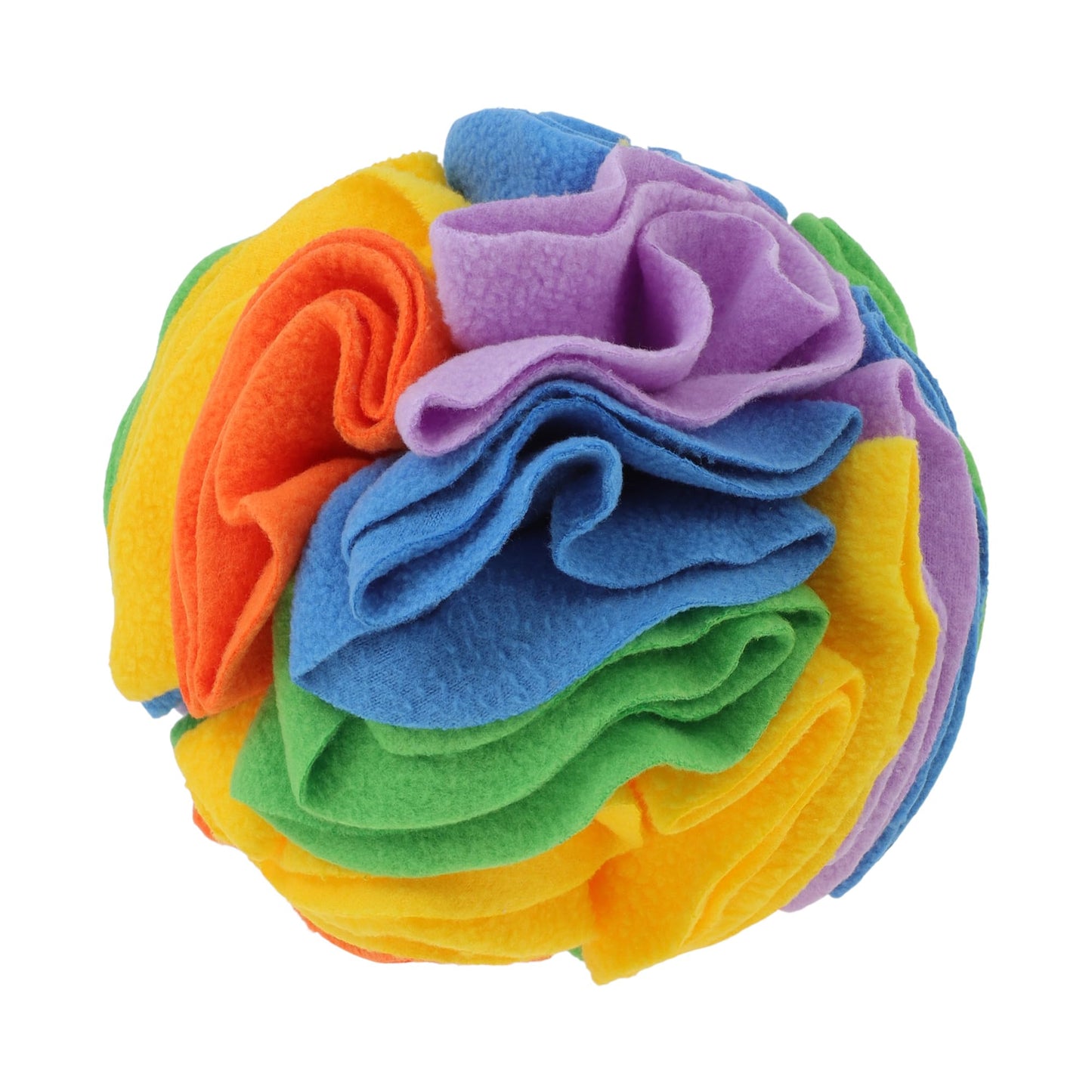 GLIDESMOOTH Snuffle Ball for Dogs, Designed for Small Breeds and Puppies, Interactive Dog Toys, Keeps Pets Busy with Storage Bag Machine Washable, Colorful, Small
