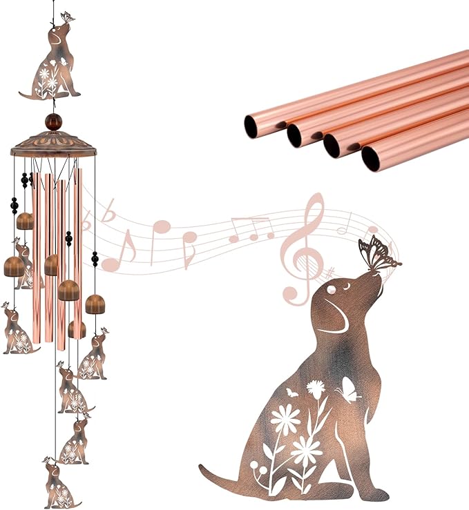Christmas Wind Chimes for Outside, 35'' Metal Christmas WindChimes