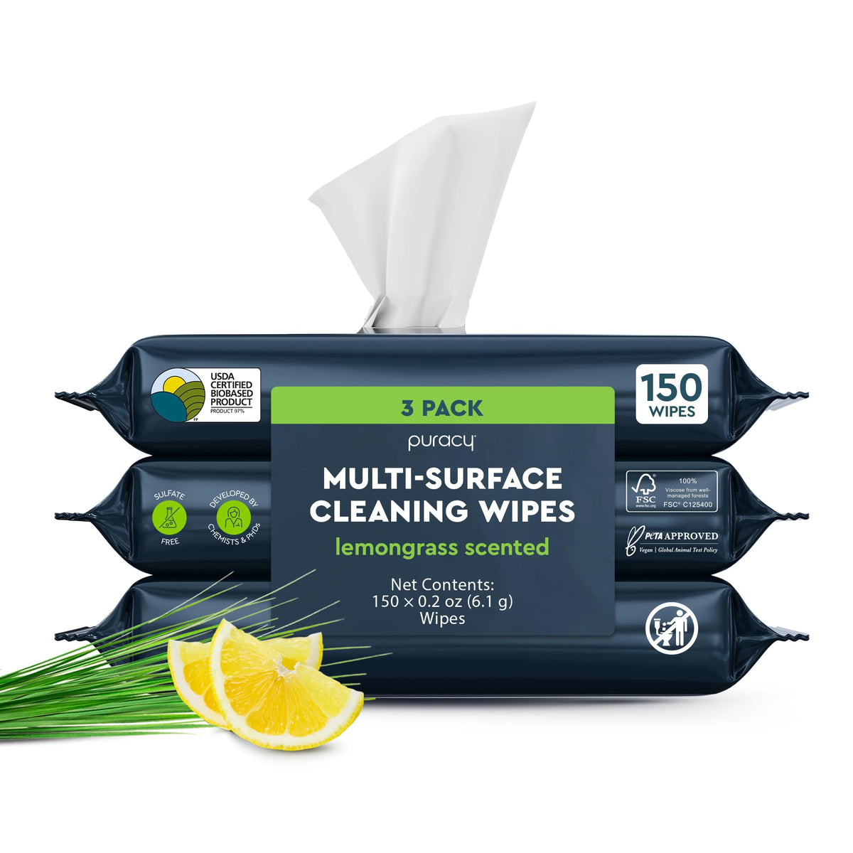 All Purpose Cleaning Wipes (3 Count)