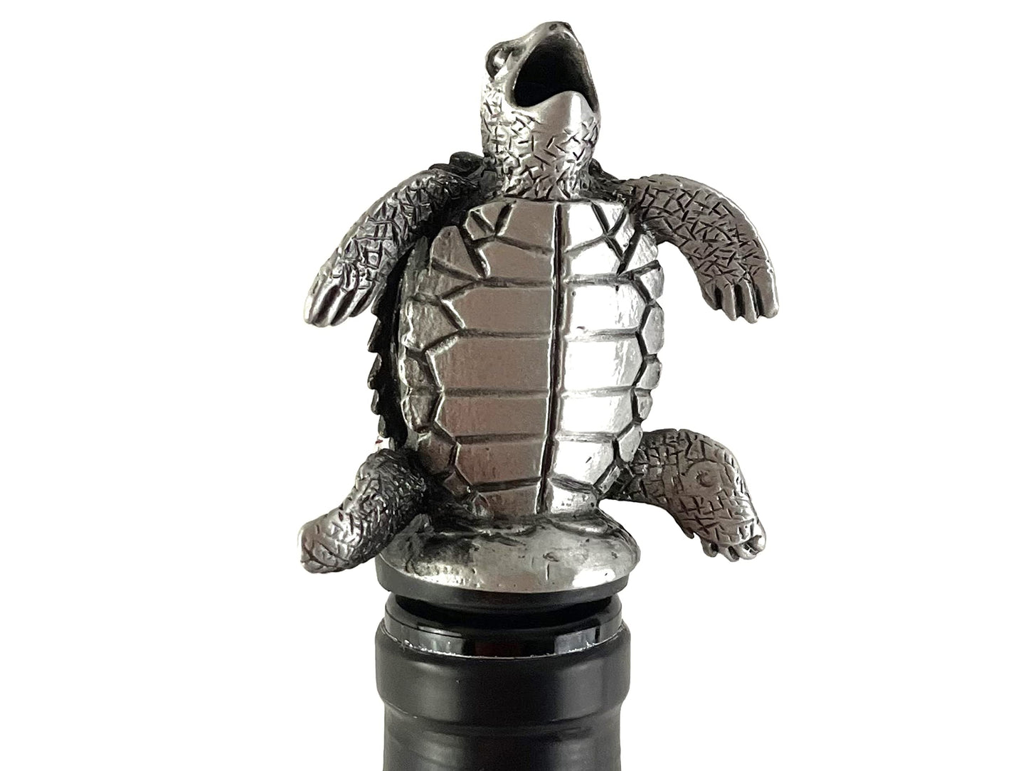 Happy Hour Sea Turtle Wine Pourer - Stopper, Aerator, and Perfect Pourer