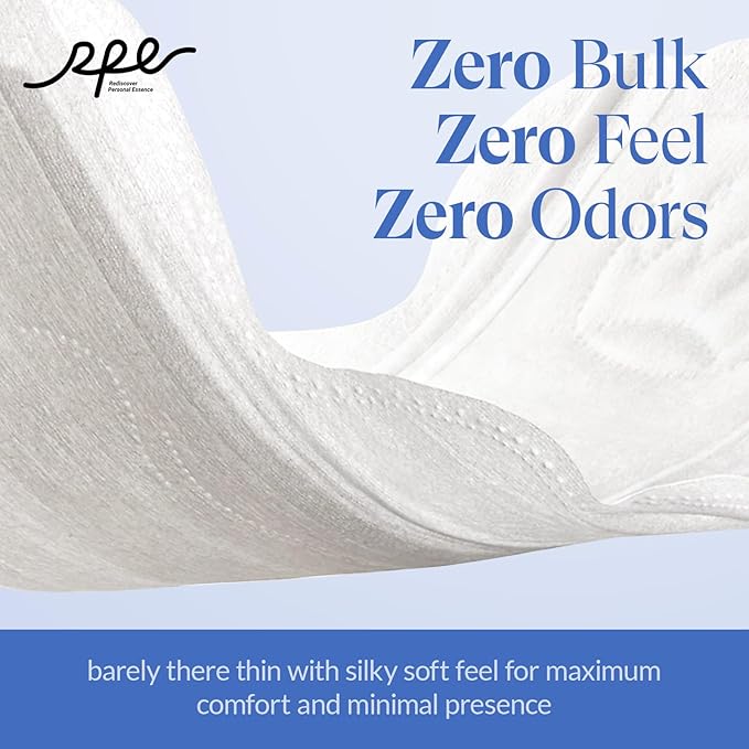 100% Organic Super Long Overnight Pads for Women Ultra Thin Sanitary Pads with Wings, Extra Heavy Flow Feminine Pads Ultimate Absorbency Extra Coverage Period Pads (Extra Long Overnight, Size 6, 60ct)