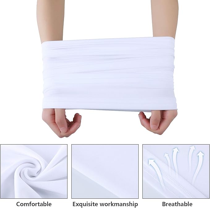 6 Pieces Ski Mask for Men Neck Gaiters Scarf Face Covering Balaclava Winter Cycling Running Fishing Masks Windproof Bandana (Black, Gray, White,6 Pieces)