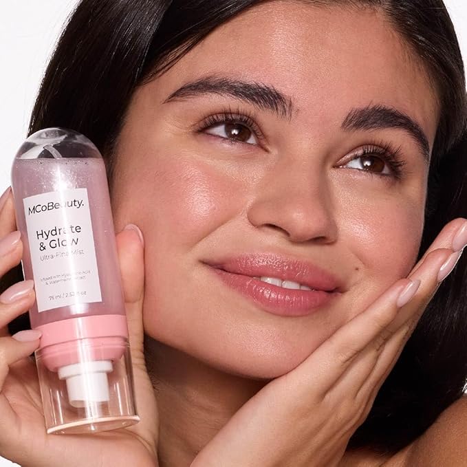 MCoBeauty Hydrate & Glow Ultra-Fine Mist - Shimmering Face & Body Spray, Vegan, Cruelty Free Cosmetics