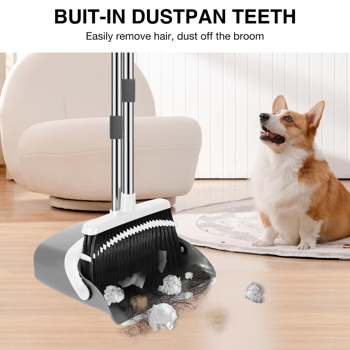 Broom and Dustpan Set (3 Count)
