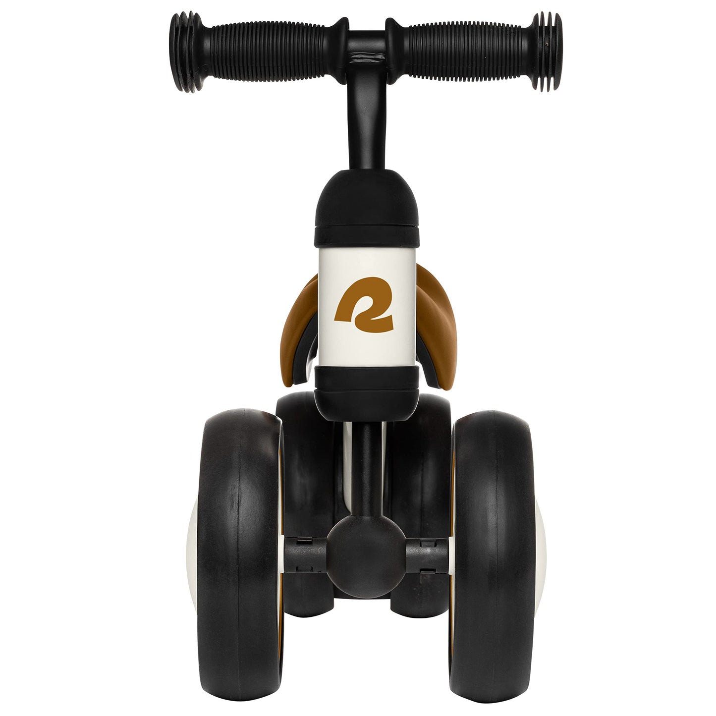 Retrospec Cricket Baby Walker Balance Bike with 4 Wheels for Ages 12-24 Months and VTech Pop-a-Balls Push & Pop Bulldozer, Yellow