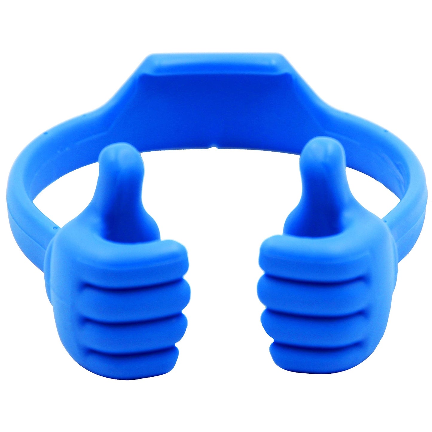 Honsky Thumbs-up Cell Phone Stand Holder,Tablet Stand Cradle for Desk Desktop Smartphone Cellphone Mobile Phone,Tablets - Universal, Adjustable Flexible,Blue