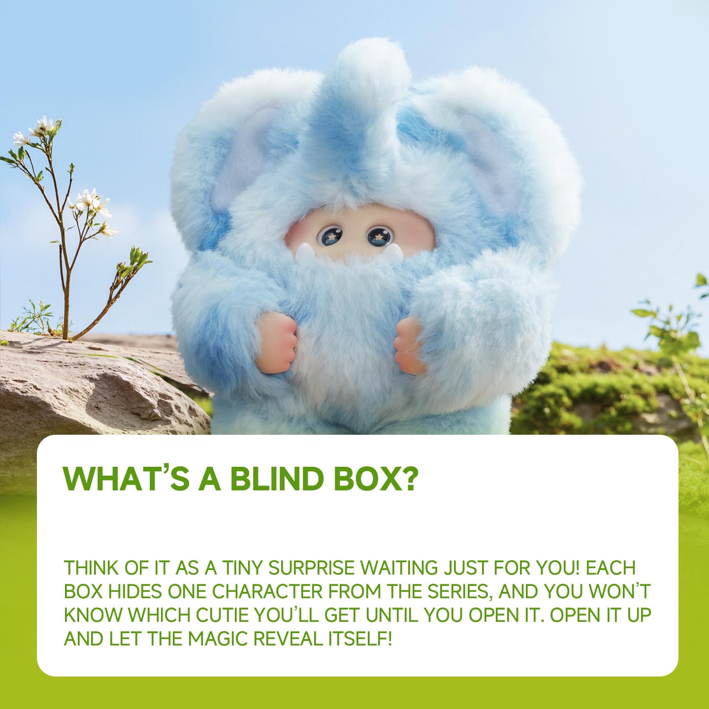 OHKU Giggle Monster Furry Forest Series Vinyl Plush Blind Box (Whole Set)