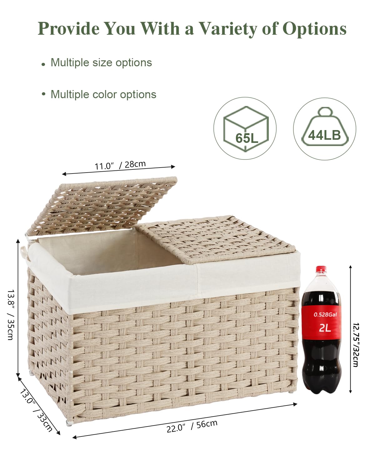Storage Basket with Lid