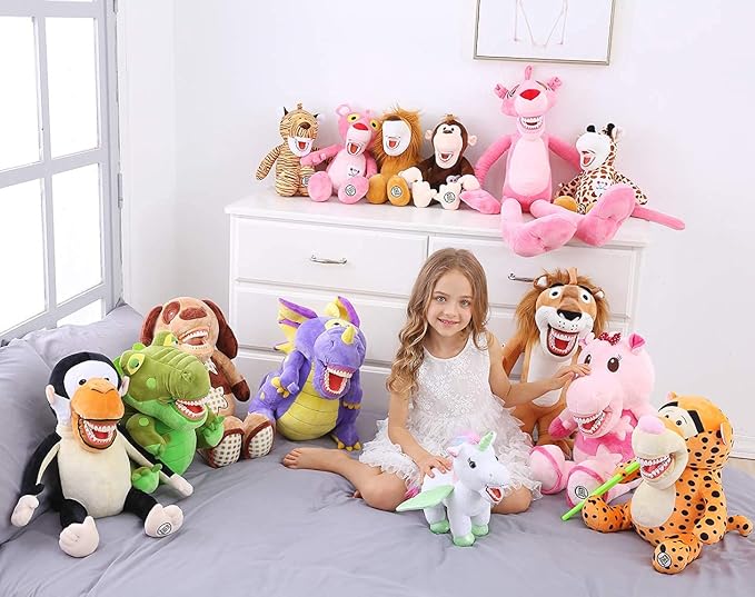 Tooth Fairy Plush, Oral Health Presentation Doll Puppet Little Lion Tooth Fairy Dental Educational Plush Small Size Doll with Teeth for Kids Chidren Boys Girls