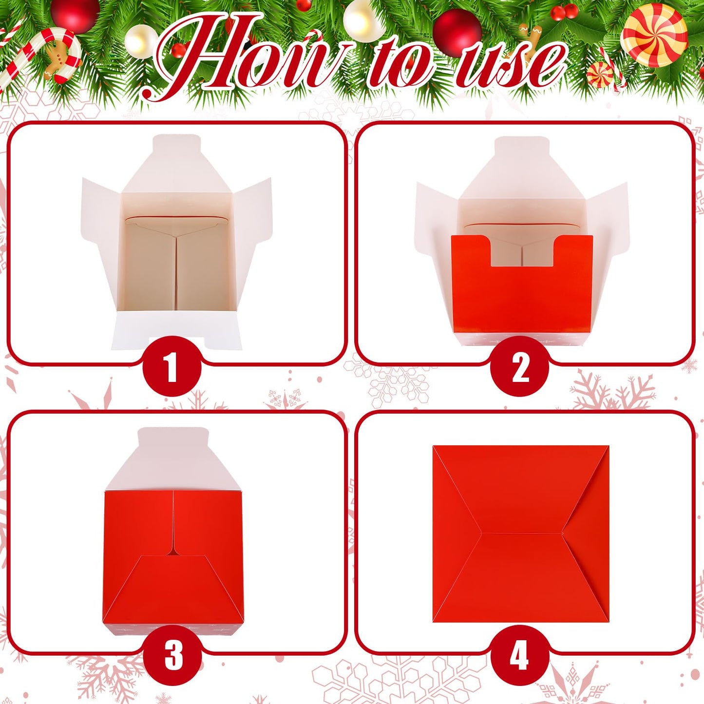 TecUnite 12 Pcs Christmas Prank Gift Box Nesting Gift Boxes Funny Prank Boxes for Xmas Birthday Wrapping, 1.9-6.3 Inch(Merry Christmas)