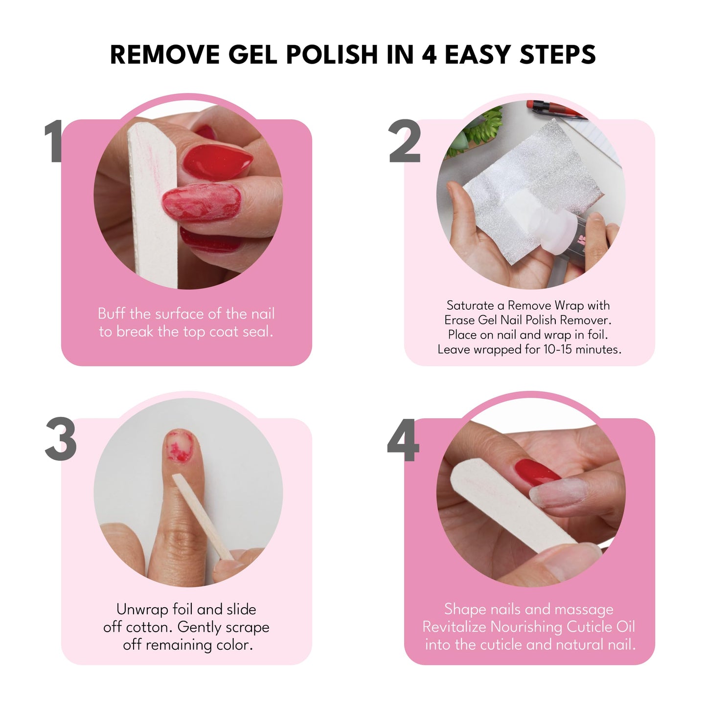 RC Red Carpet Manicure All-in-One Steel – Tool for Gel Nails, Cuticle Pushing, and Removal, Ideal for Gel Nail Tips, Manicures, and Nail Accessories.