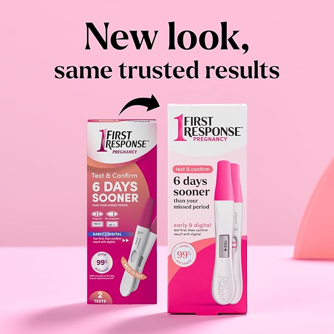 First Response Test & Confirm Pregnancy Test, unisex adult 1 Line Test and 1 Digital Test Pack