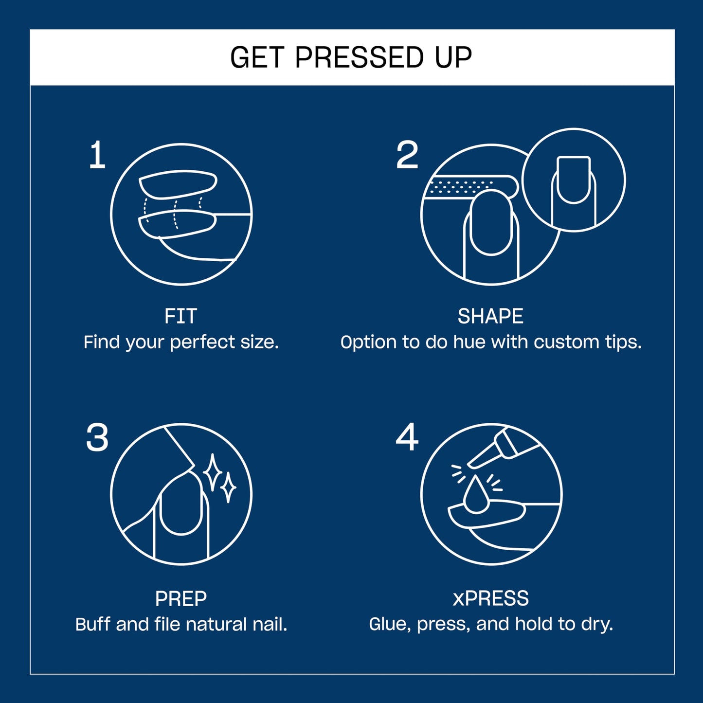 OPI On Point Blossom Sauce | Short Round Light Lavender with Blue Flower Nail Art Press On Nails | 24 Count with Glue | Long Lasting, Reusable, Non-damaging | Fall 2025 Shades