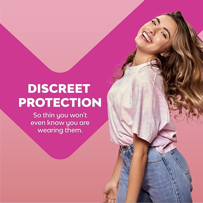 Saba Diarios Multishape Pantiliners | Ultra Thin & Discreet Panty Liners for Women | Designed for All Body Types | 150 Pantiliners (5 Packages, 30 Pantiliners Each)