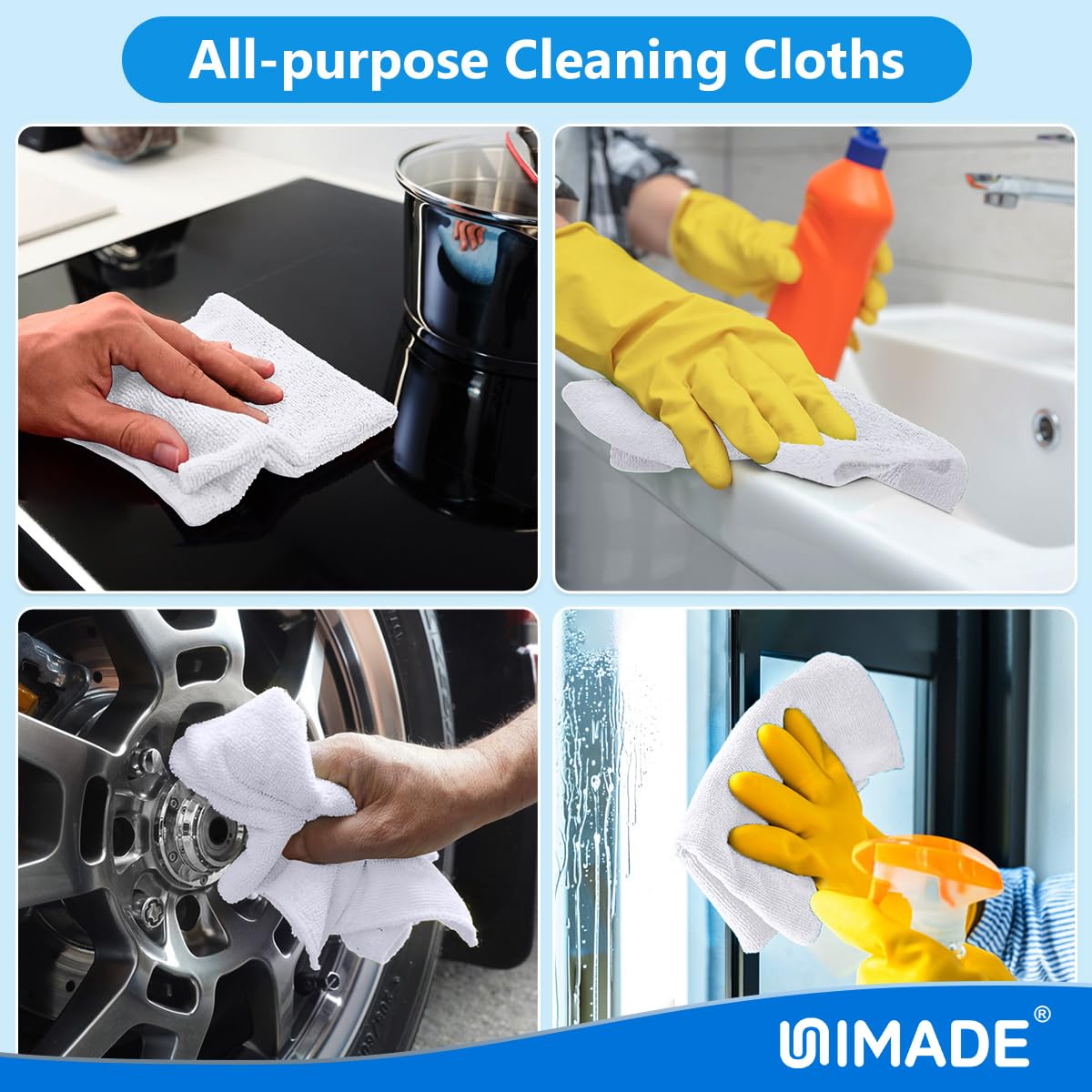 Microfiber Cleaning Cloth (10 Count)