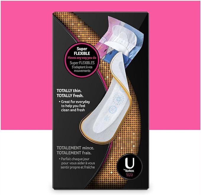 U by Kotex Barely There Thin Liners 50 ea (Pack of 5)