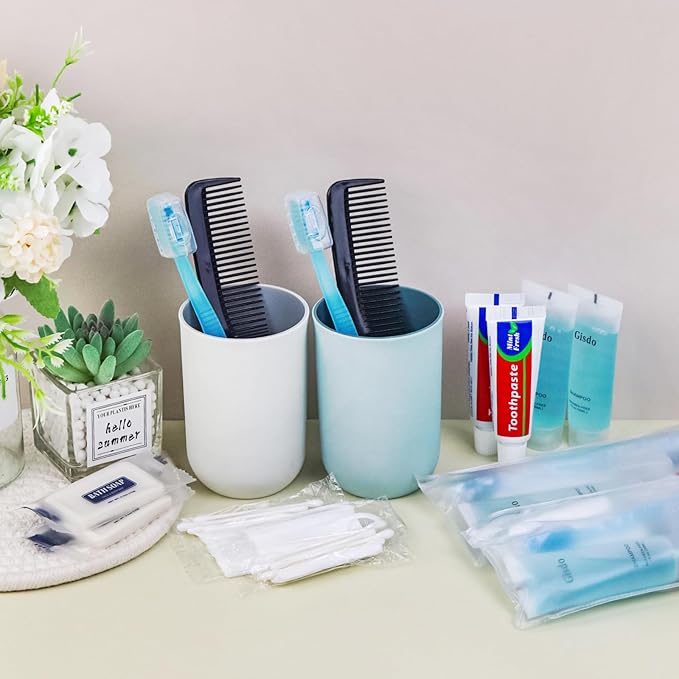 5 Kits Basic Toiletry Kits Homeless Personal Hygiene Kit Bulk Homeless Care Package Supplies Travel Toiletry Kit Homeless Hygiene Kit Bulk for Men Women Charity Toiletry Bag(10-IN-1)