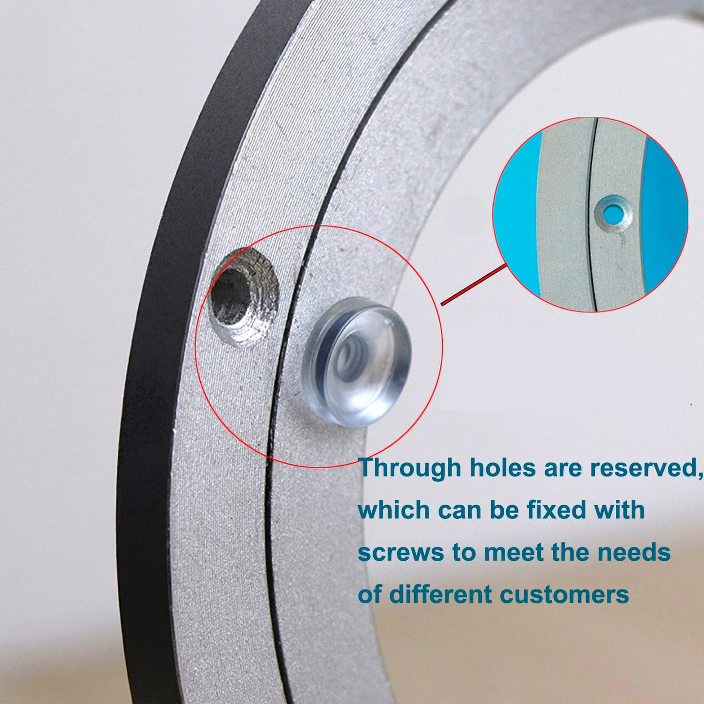 Aluminium Alloy Turntable Bearing, Heavy Duty Swivel Turntable Lazy Susan Rotating Bearing Turntable Round Dining Table Smooth Swivel Plate Hardware, 8"