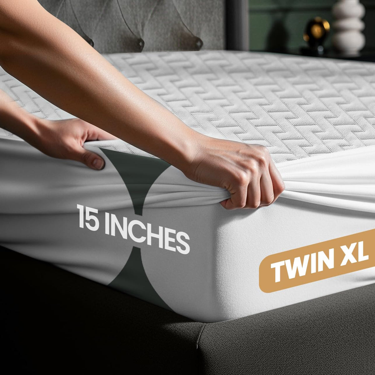 Premium Waterproof Mattress Protector Twin XL Size