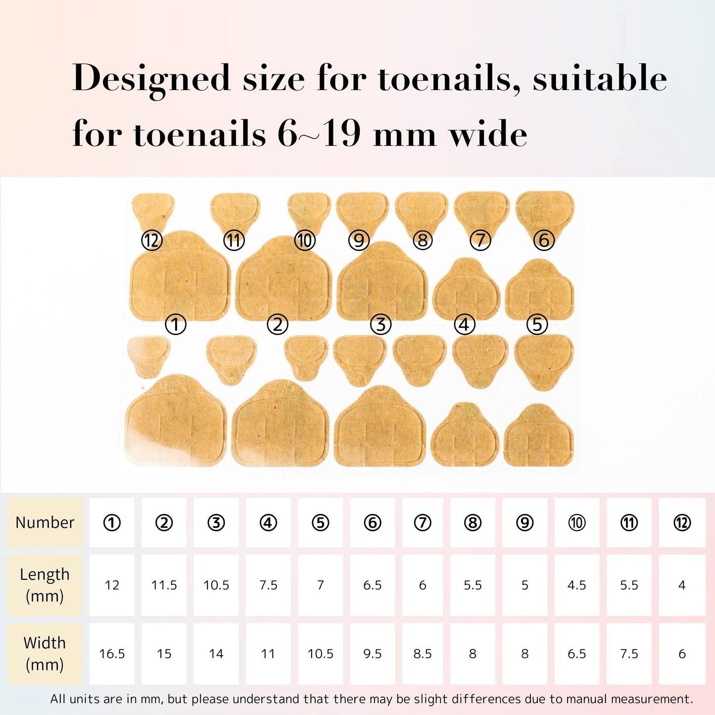 Sun&Beam Nails Adhesive Tabs 25 Sheets for Press On False Nail Tip Gel Glue Double Sided Tape Stickers Waterproof Transparent Strong Sticky (for Foot 25 Sheets)