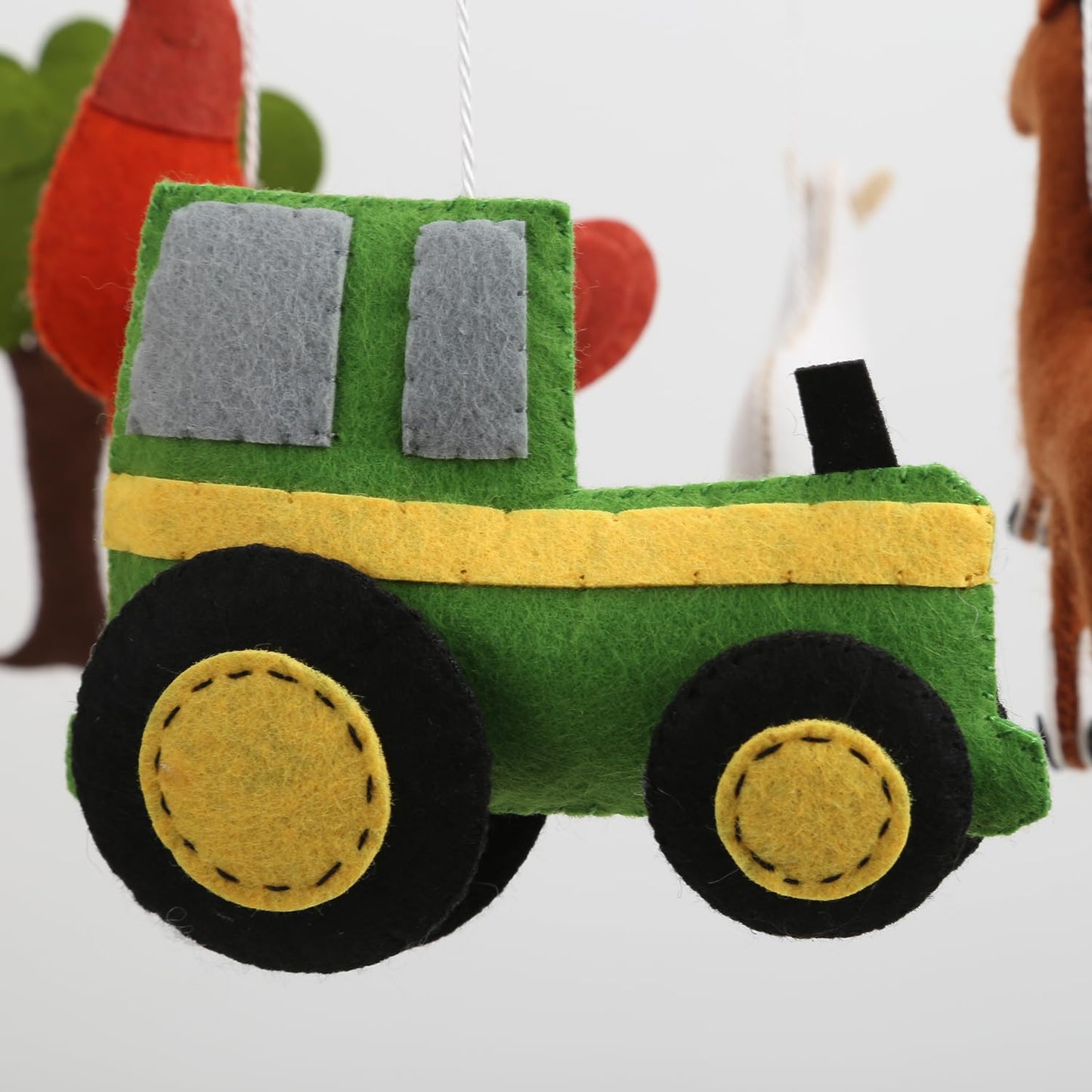 Farm Animal Mobile for Crib - A Colorful Baby Farm Mobile with Animals and barn