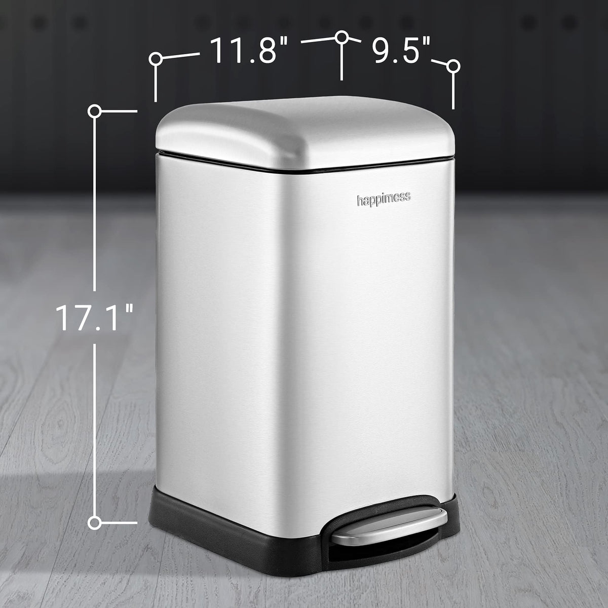 Betty Retro Mini 3.2 Gal Step Trash Can