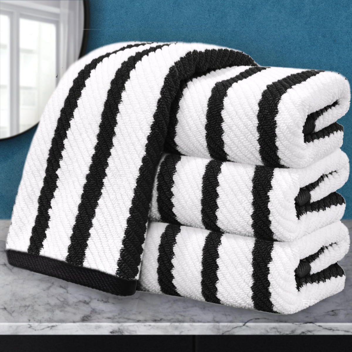 Bathroom Hand Towels 4PC (4 Count)