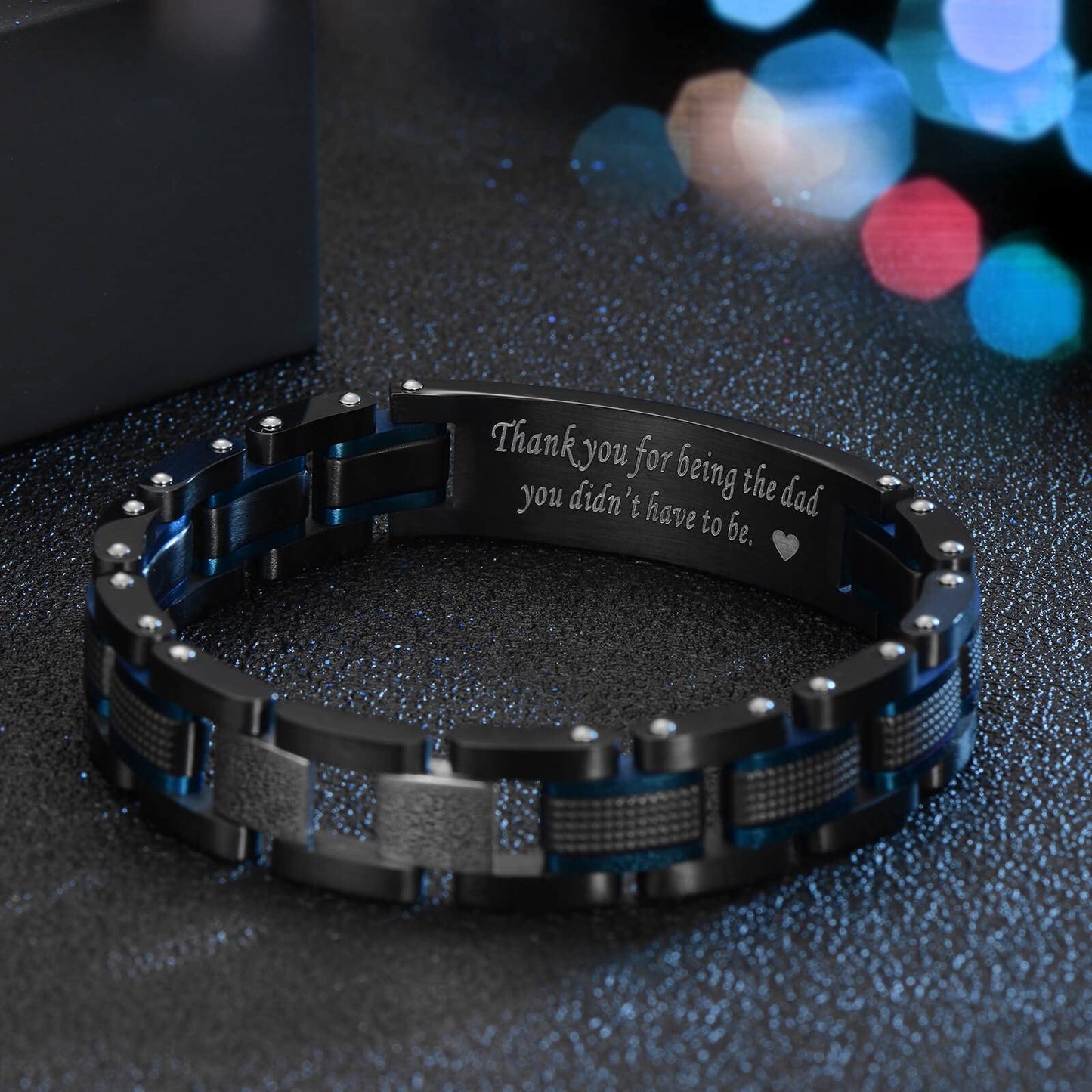 Zillaly bracelets for men Personalized Sculpture Father Jewelry Men's Gift Father