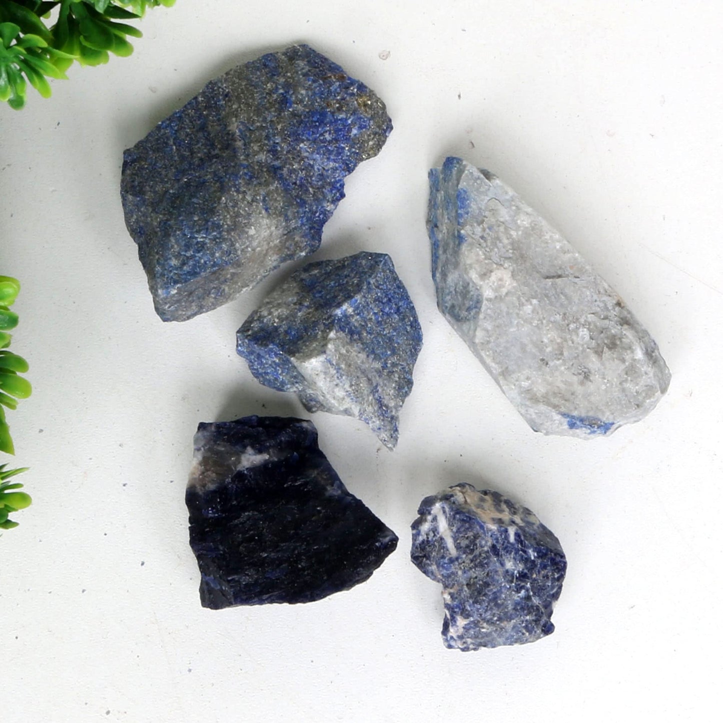 REAL-GEMS Natural Raw Healing Crystals Rough Stones for Tumbling, Cabbing, Polishing, Wire Wrapping, Wicca & Reiki Crystal Healing, Mix Gemstones,7 Chakra (Lapis Lazuli)