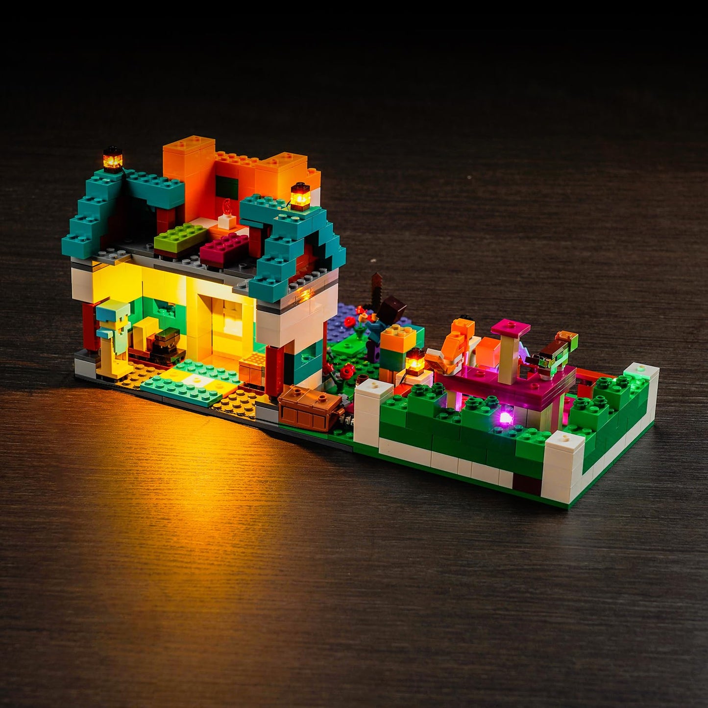BrickBling Light Kit Compatible with Lego The Crafting Box 4.0 Building Set, Creative Lighting Compatible with Lego 21249 for Adult (Lights Only, No Bricks)
