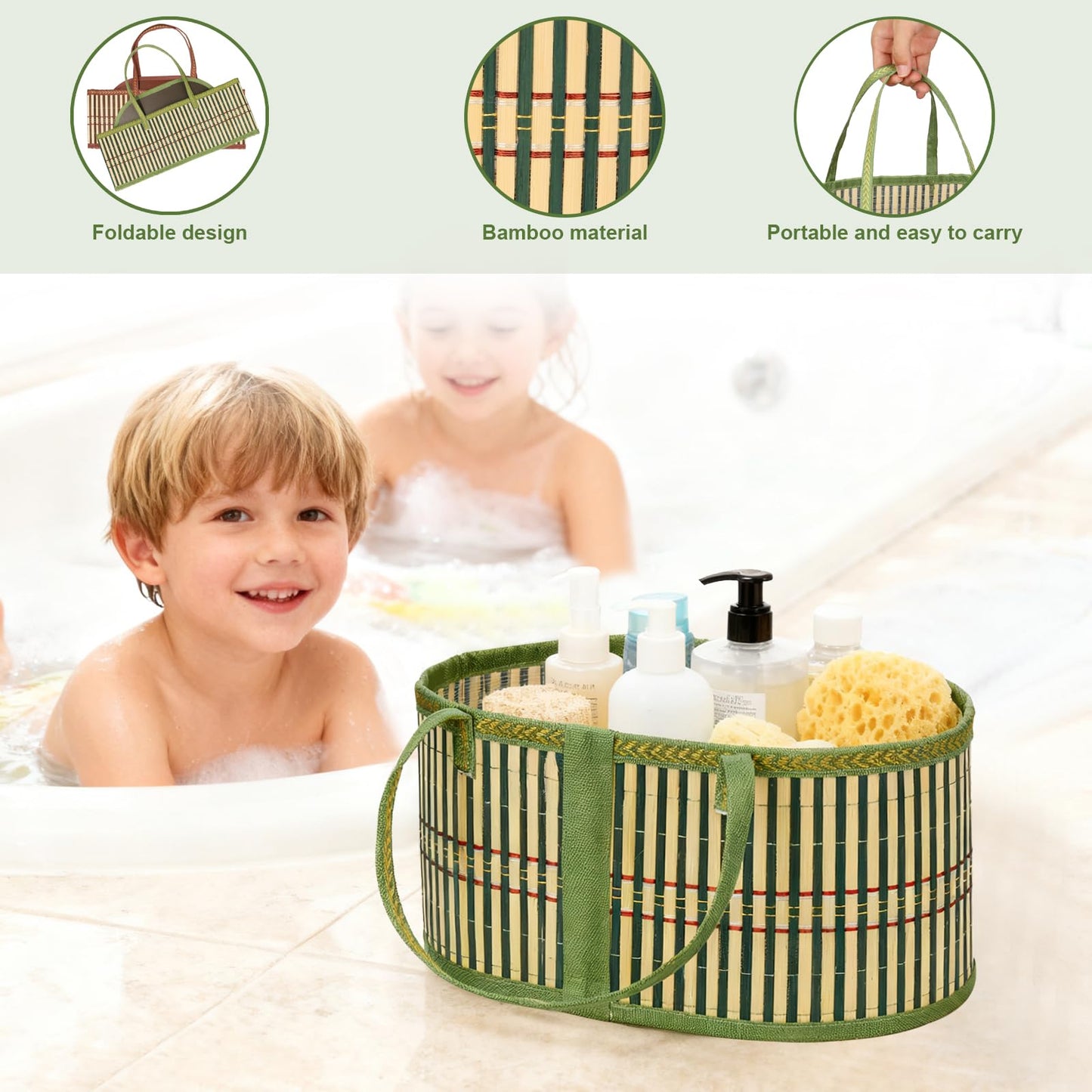 Gift Baskets Empty Hamper Basket 2 Color Gift Box DIY Gift Hamper Sets with 2 Bags,2 Bows ,2 Greeting Card and Raffia Birthday Present,Easter, Christmas , Graduations, Wedding Thanksgiving Gift Kit