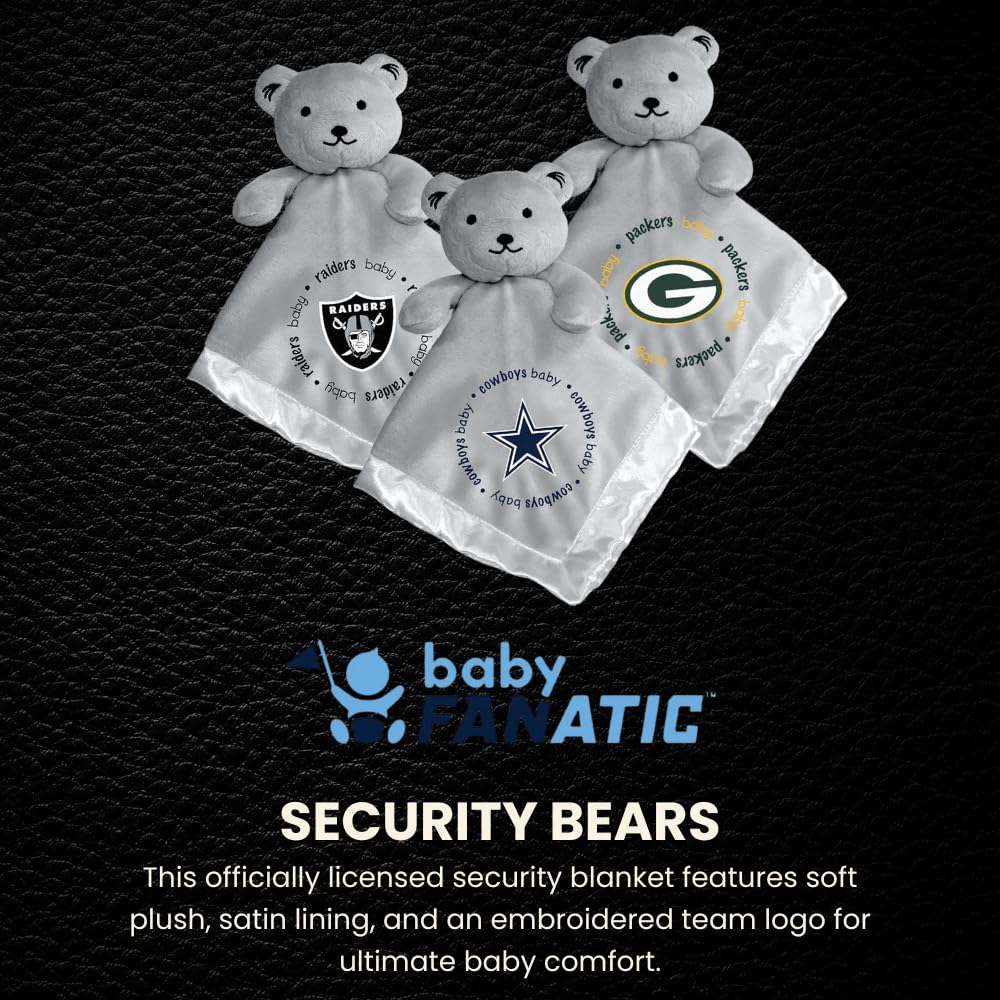 Baby Fanatic Gray Security Bear - NFL Miami Dolphins - Officially Licensed Snuggle Buddy