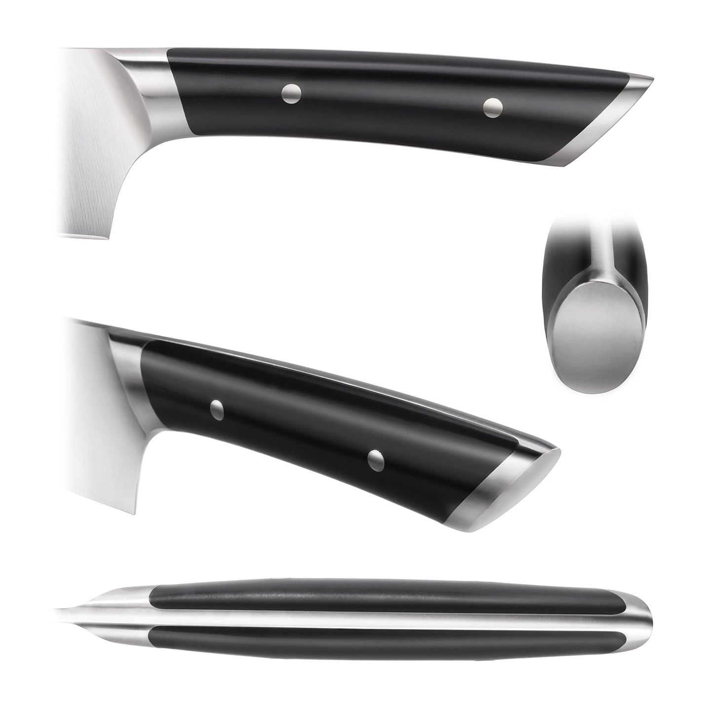 Cangshan HELENA Series German Steel Forged Starter Knife Set (Black, 2-Piece)