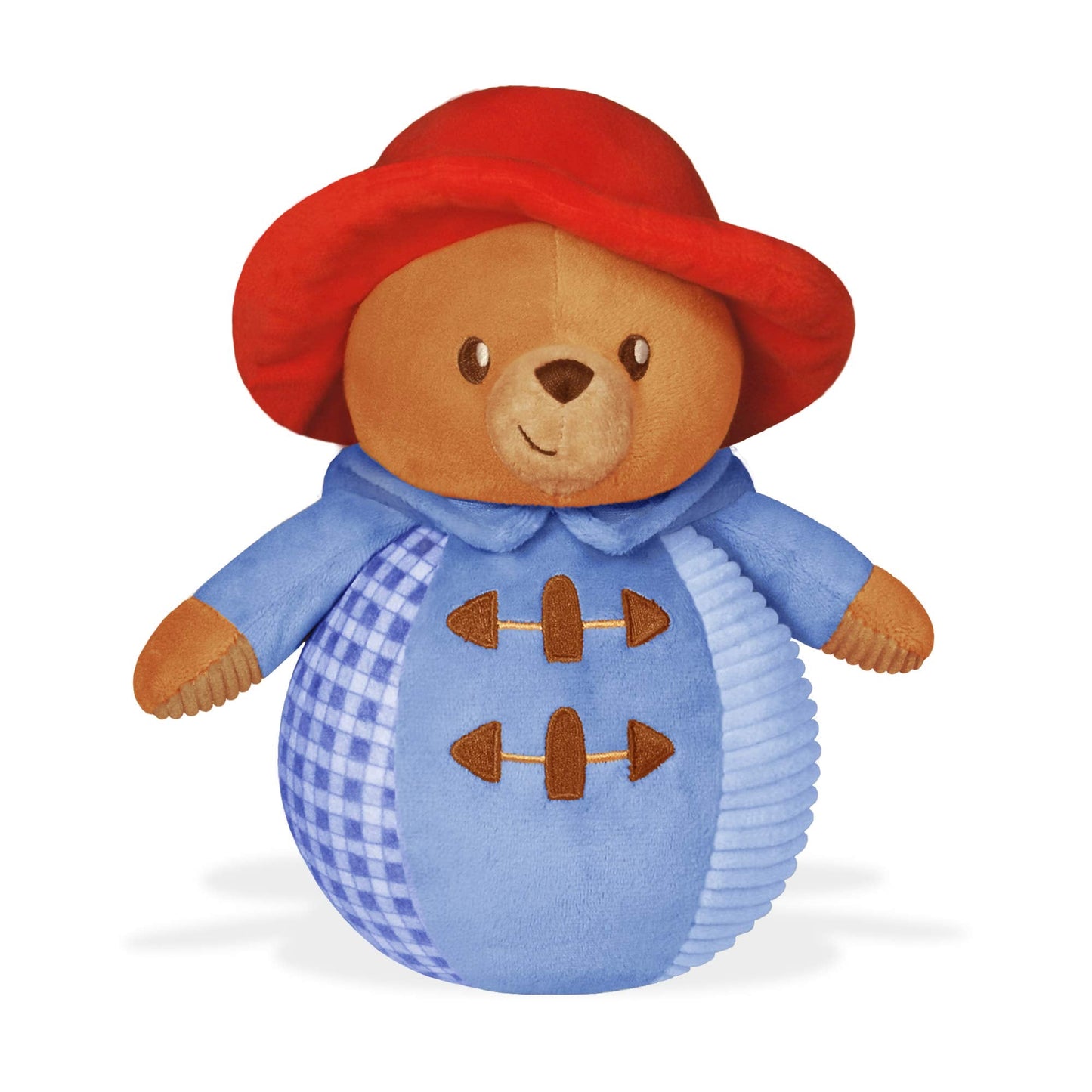 YOTTOY Paddington Bear Collection | Infant Plush Toy Musical Chime Ball That Rattles & Rolls – 8”H