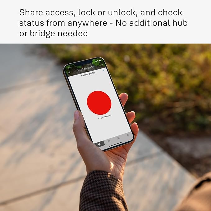 Yale Assure Lock 2 with Wi-Fi – Black Suede Smart Lock for Front Door with Keypad, App Control, Backup Key, and Deadbolt – Secure Keyless Entry Door Lock, YRD450-WF1-BSP