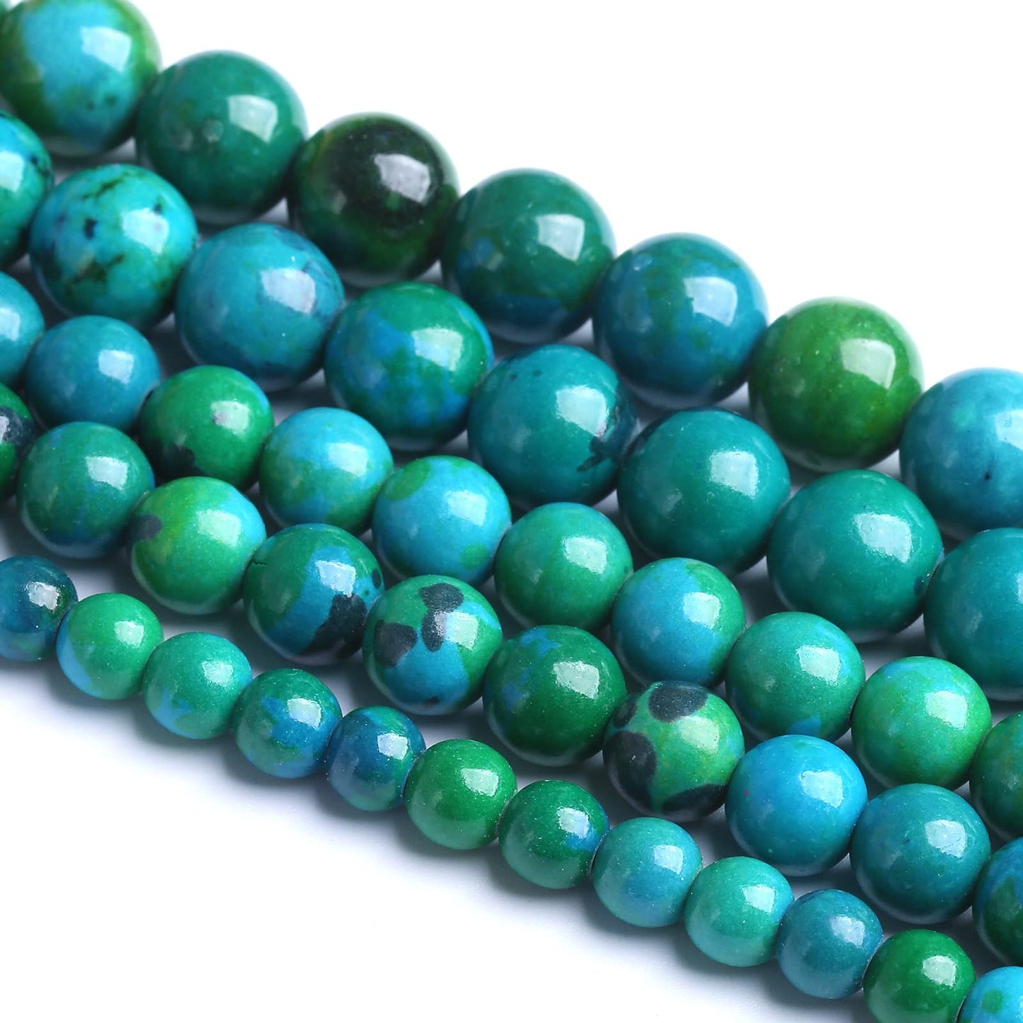 6MM 60PCS Natural Stone Phoenix Loose Beads for Jewelry Making DIY Bracelet 1 Strand