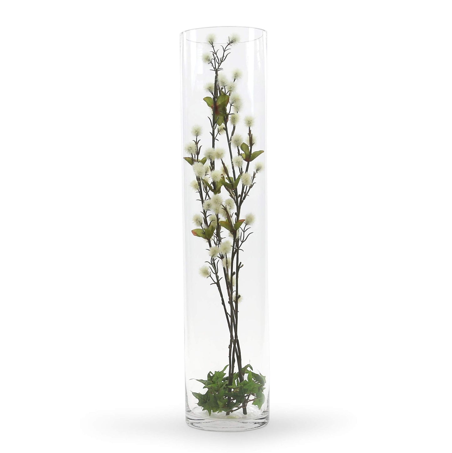 WGV Cylinder Vase Bulk, Width 6", Height 24", Clear Tall Glass Container Terrarium Candle Holder for Wedding Centerpiece, Party Event, Home Office Decor, 6 Pieces