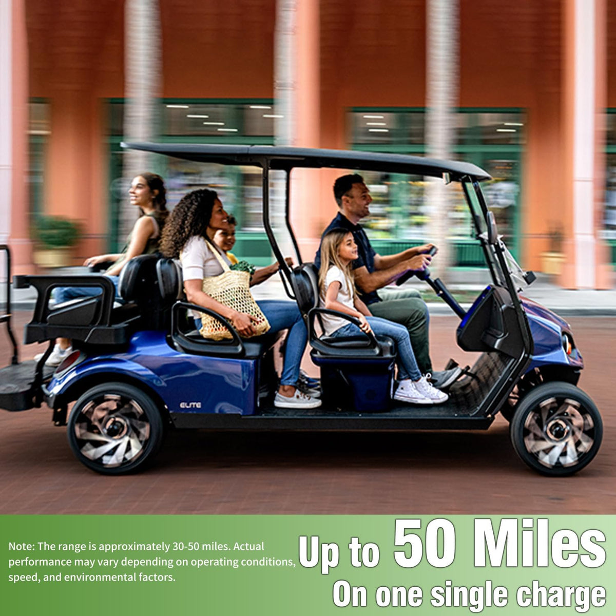 OKMO 36V 100AH Golf Cart Lifepo4 Lithium Battery with 43.8V 22A Charger, Built in 250A Bluetooth BMS, Peak Current 500A(3-5s), Perfect for Golf Cart