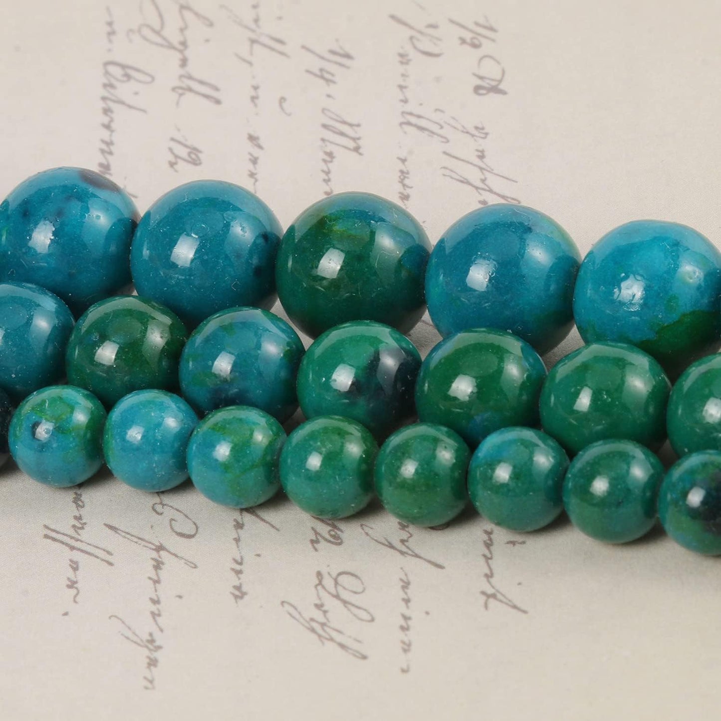 About 60pcs 6mm Natural Stone Beads Phoenix Stone Beads Energy Crystal Power Gemstone for Jewelry Making, DIY Bracelet Necklace
